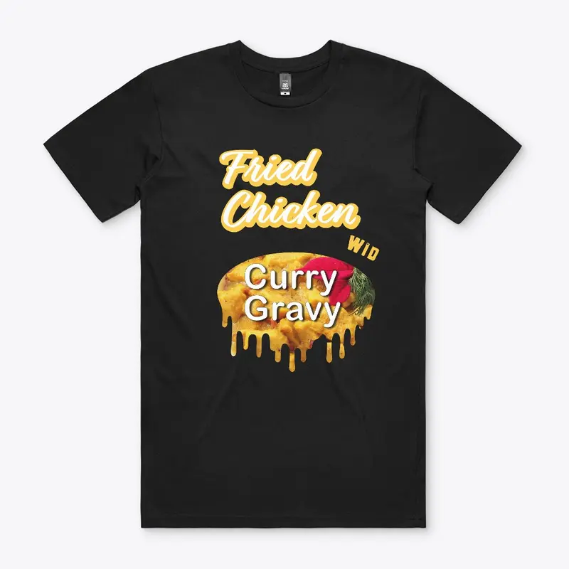 Fry Chicken wid curry gravy